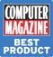 Computer Magazine Best Product Award